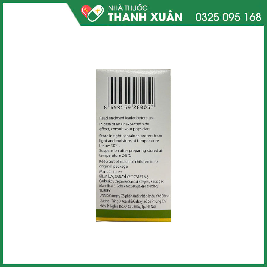 Biclamos 312.5 mg thuốc kháng sinh điều trị nhiễm khuẩn hô hấp, nhiễm khuẩn da, mô mềm, nha khoa, tiết niệu